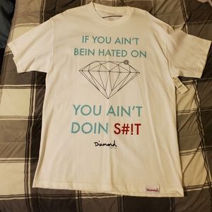 Brand New Diamond Supply Co. Large White T Shirt